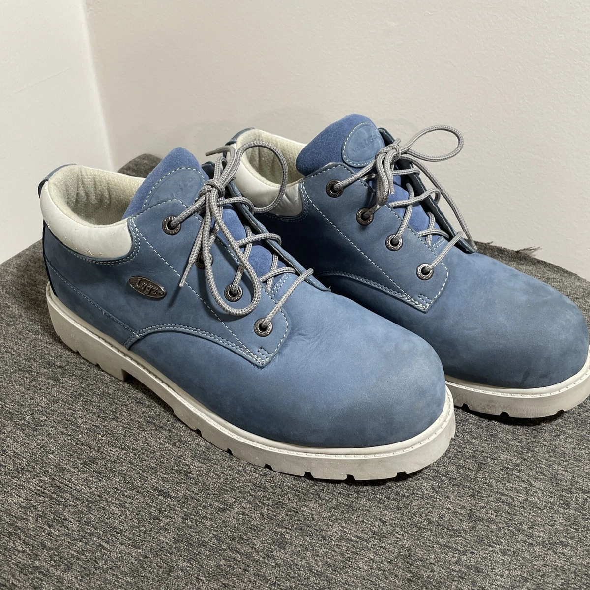 Baby blue shop suede boots