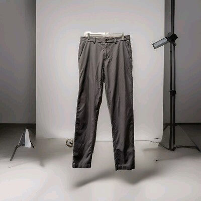 Lululemon Commission Pants Warpstream Men s 31x31 Gray Obsidian Lightweight