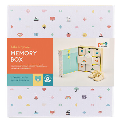 Petit Collage Baby Keepsake Memory Box UK