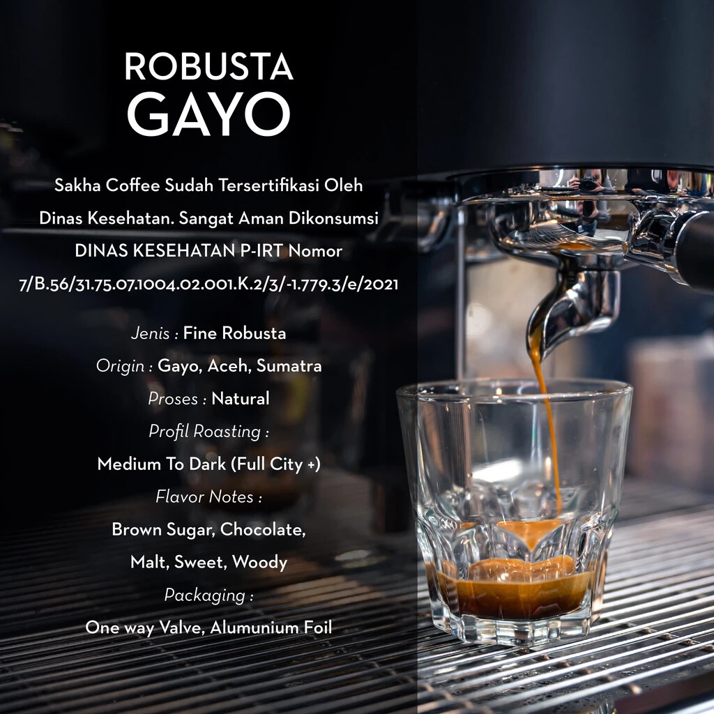 coffee Robusta Gayo Aceh Coffee Roast Bean Espresso Beans 100 or