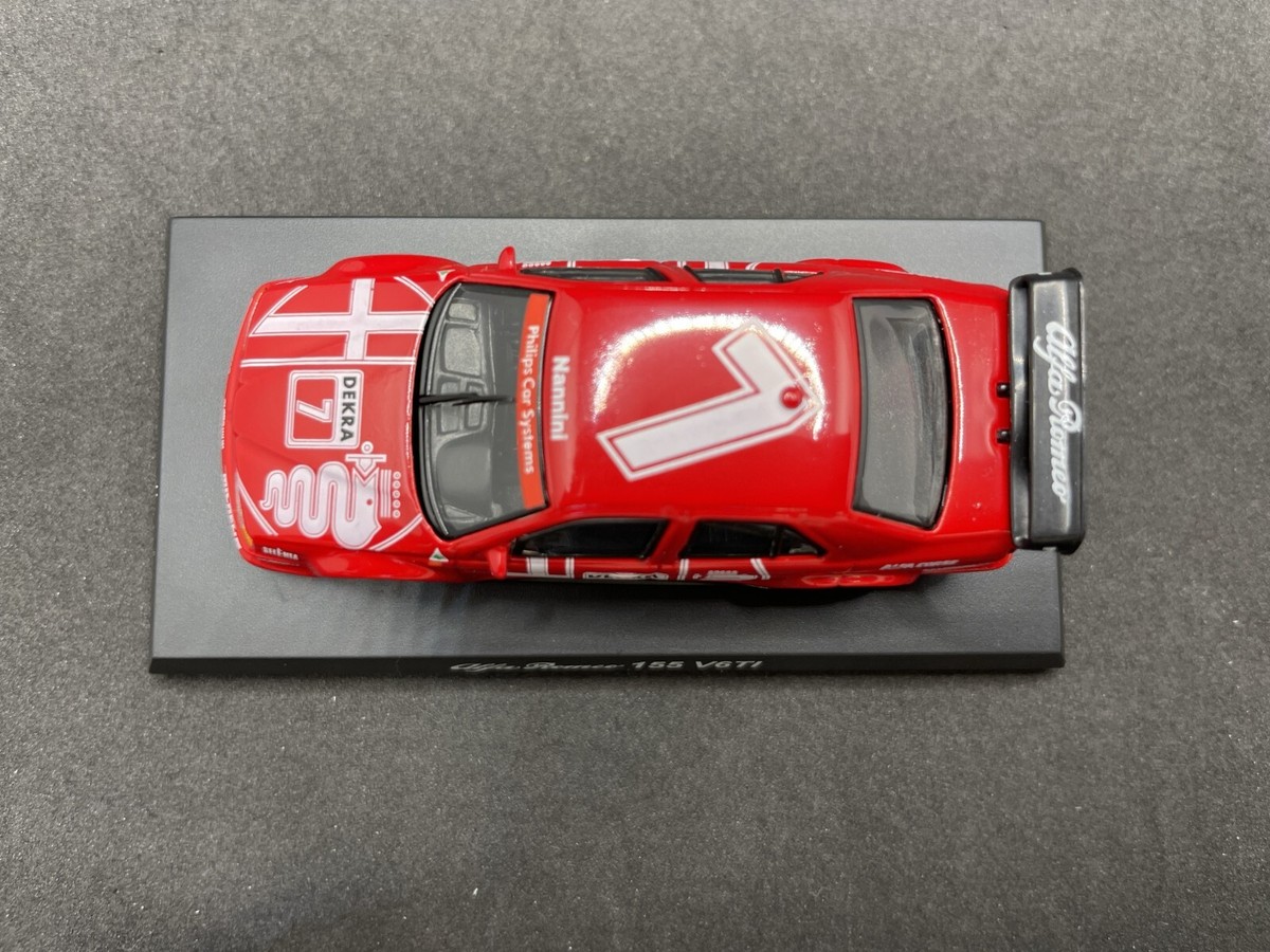 Kyosho 1/64 Alfa Romeo collection 1 155 V6TI Red #7 diecast model