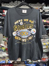 Vintage 1995 Steelers Super Bowl Distressed Shirt Size Xxl