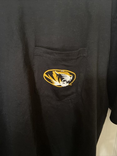 New Mizzou Tigers Football T-Shirt Champion Black Short Sleeve Ladies Large - Bild 2 von 12
