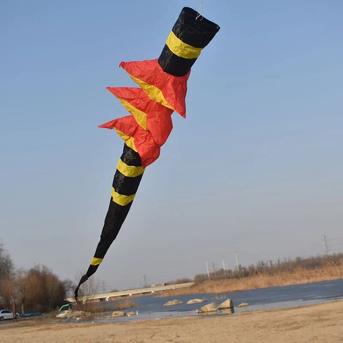3d Kite Tails Rainbow Windsock Kite Flying Outdoor Sport Beach for Adults Kite - Picture 5 of 10