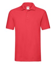 Image of Fruit of the Loom Mens Short Sleeve Premium Poloshirt Casual Work Tee Polo Shirt