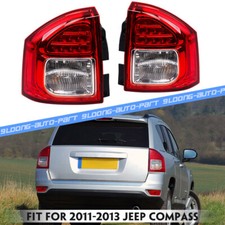 Pair Led Tail Lights For 2011-2013 Jeep Compass Brake Lamps Marker Left Right