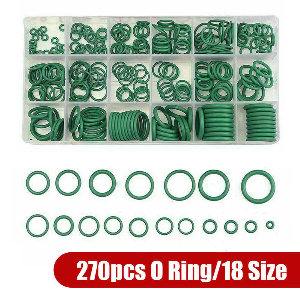 270pcs Seal Ring For Car Air Conditioning Refrigerant System AC Kit