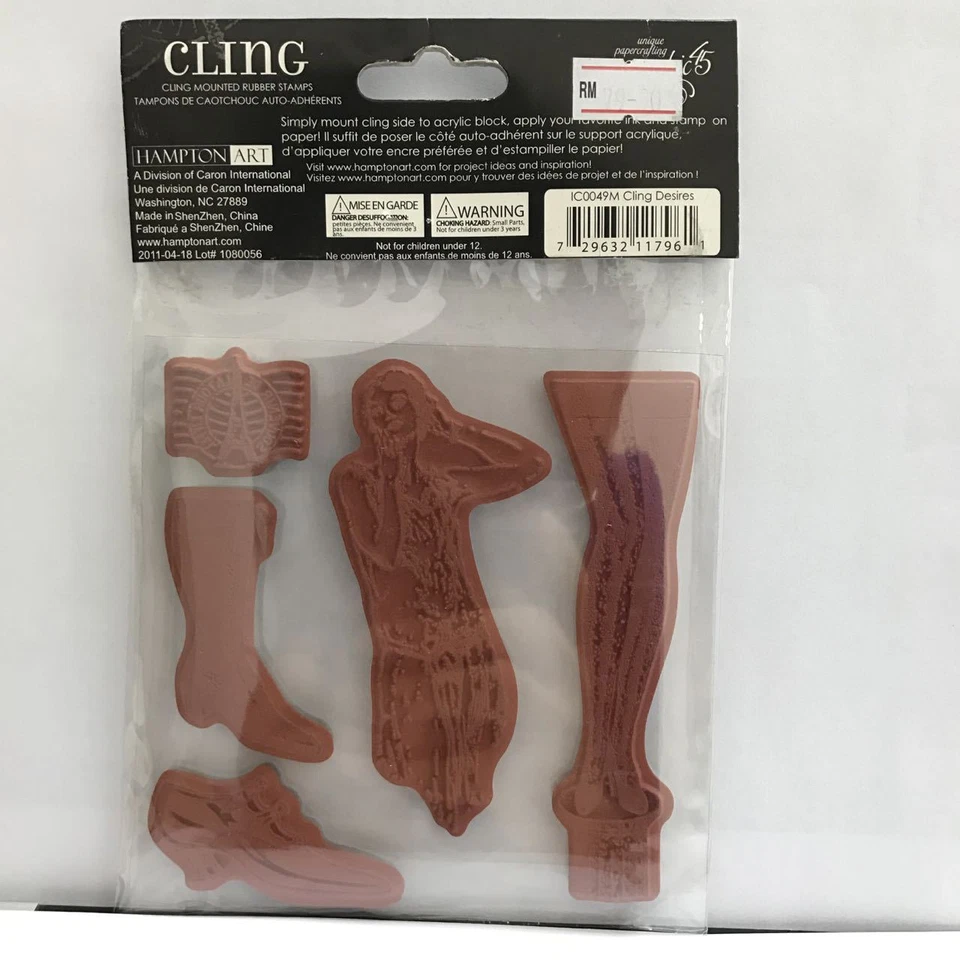 Hampton Art/Graphic 45-IC0049M Cling Desires - NUEVO 5"x 6.5" Foto 2 de 3