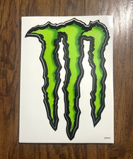 5 Monster Energy Style Logo Decal Stickers 8.5 X6