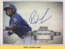 2012 Bowman Sterling Prospect Refractor 186/199 Rymer Liriano Auto READ im4