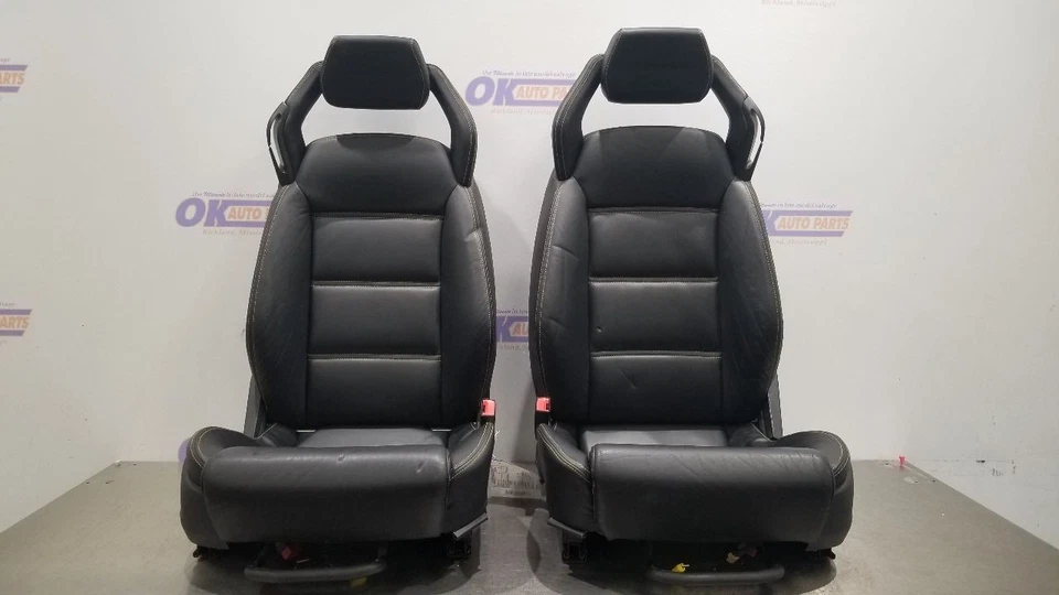 2004 LAMBORGHINI GALLARDO MANUAL SEAT SET FRONT LEFT AND RIGHT BLACK LEATHER Foto 2 de 4