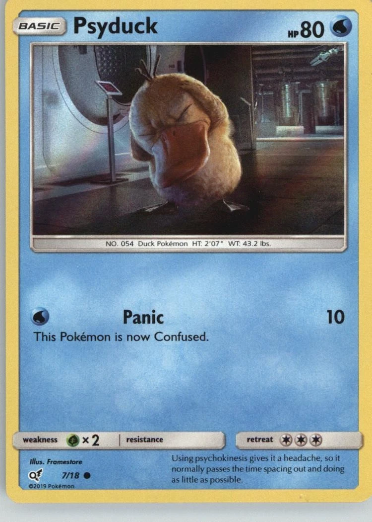 psyduck pokemon card detective pikachu Psyduck SM199 Holo Pokemon Promo Card (Detective Pikachu Series) +  TitanCards® Toploader : Amazon.co.uk: Toys & Games