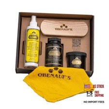 Leather Care Essentials Kit - 4oz Heavy Duty Leather Preservative - 8oz