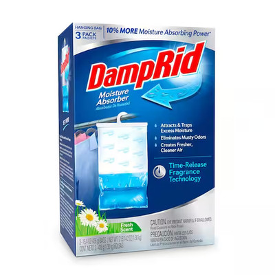 3-Pack DampRid 15.4 Oz. Fresh Scent Hanging Moisture Absorber, DampRid FG83FSSB