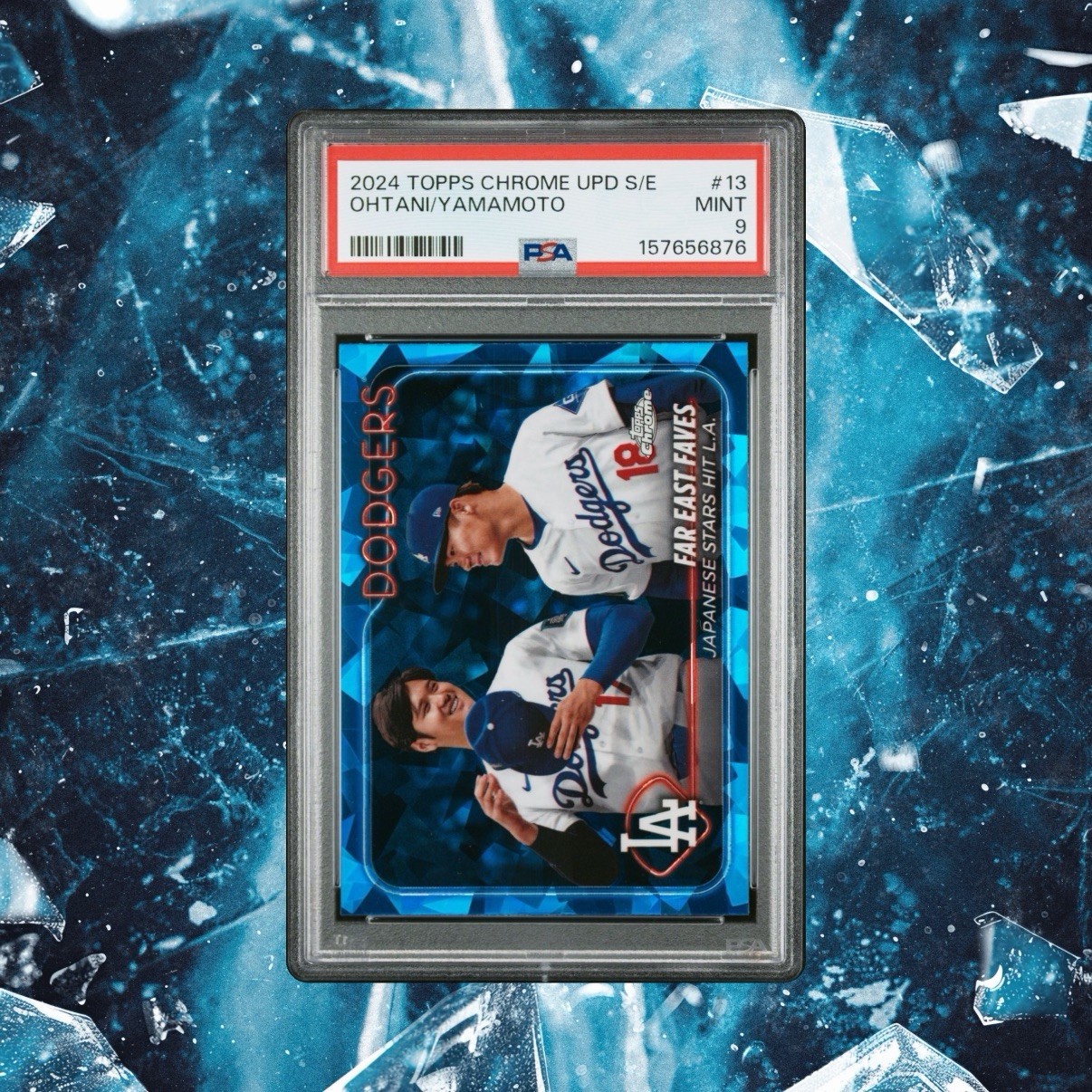 2024 Topps Chrome Update Series Sapphire Shohei Ohtani /Yamamoto #USCS13
