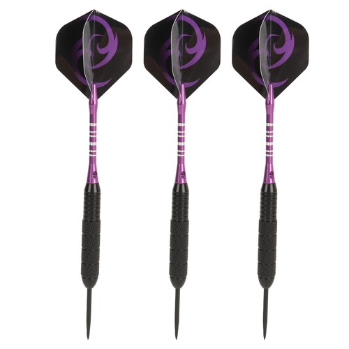Lila) Steel Tip Dart Set mit Antiip Griff Spitze FF - Bild 5 von 23