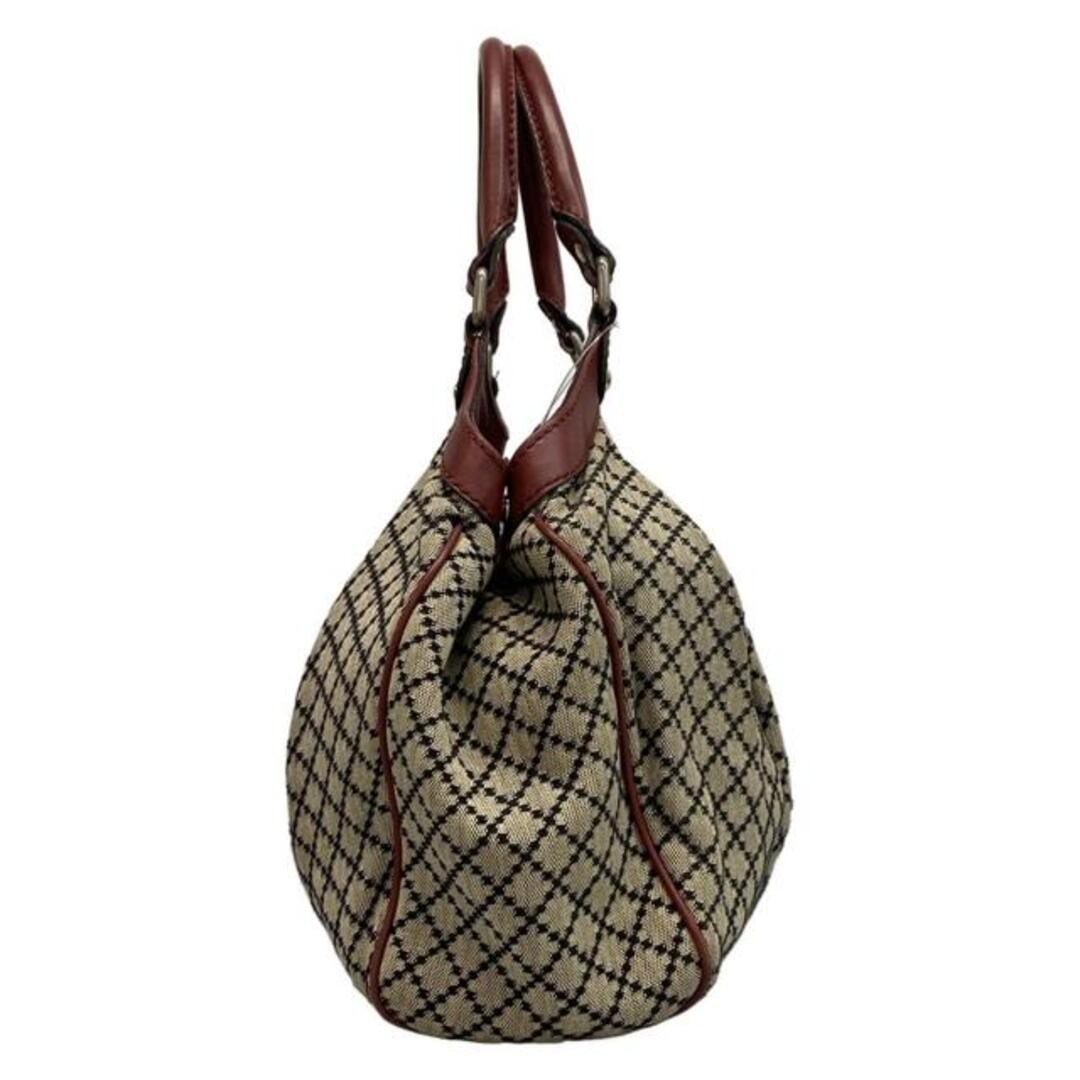 Gucci Sookie Diamante Tote Bag Beige Black Bordeaux Leather Used thumbnail 5