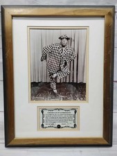 The Jackie Gleason Show: Pictured on Stage 8x10 Framed & Matted with COA