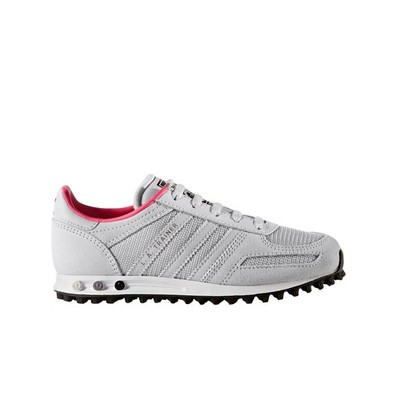 ADIDAS LA TRAINER C GIRL - GREY/FUCHSIA - CG4147