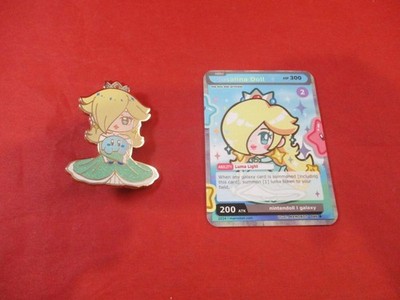 Rosalina (from Super Mario Galaxy) Chibi Doll Style Pin + Mamobot Card