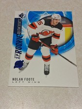 2020-21 SP Retail - SP Rookie Authentics Nolan Foote #126 Blue (RC)