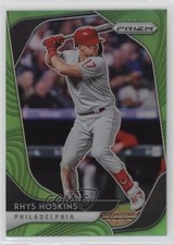 2020 Panini Prizm Tier III Lime Green Prizm 54/125 Rhys Hoskins #210 uk2