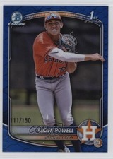 2025 Bowman Chrome Prospects Blue Reptilian Refractor 111/150 Caden Powell 1n9c