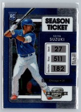 2022 Panini Chronicles #2 Seiya Suzuki Contenders Optic