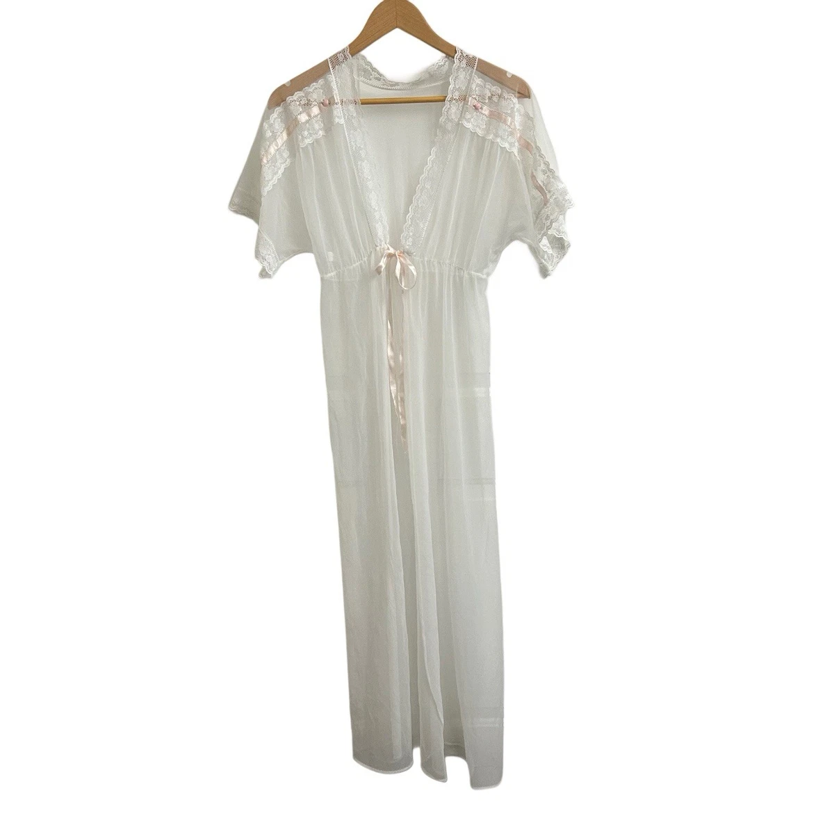 Chiffon White Vintage Sleepwear & Robes for Women for sale | eBay