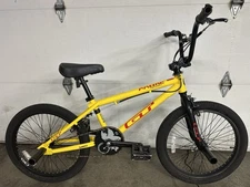 Nice Yellow Survivor GT Compe BMX Bike