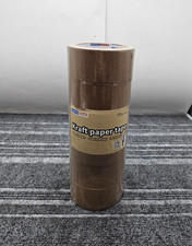 QTY 12 ADHES Heavy Duty Paper Packing Tape Kraft Paper Tape 2inch x 43.7yards