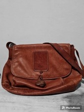 Moschino Vintage Leather Messenger Bag Shoulder Bag