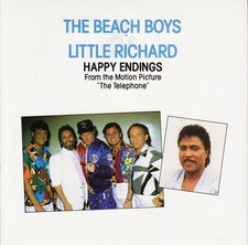 The Beach Boys&nbsp;&&nbsp;Little Richard&nbsp;&ndash;&nbsp;Happy Endings - 7" Vinyl 1987 B9392 - EX/VG+