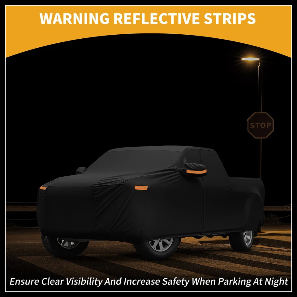 Funda Coche Todo Clima para Honda Ridgeline Negra 190T-PU con Cremallera Izquierda Nueva Foto 3 de 4