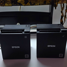 Epson POS Receipt Printer Lot of 2 - Black POS Receipt Printers