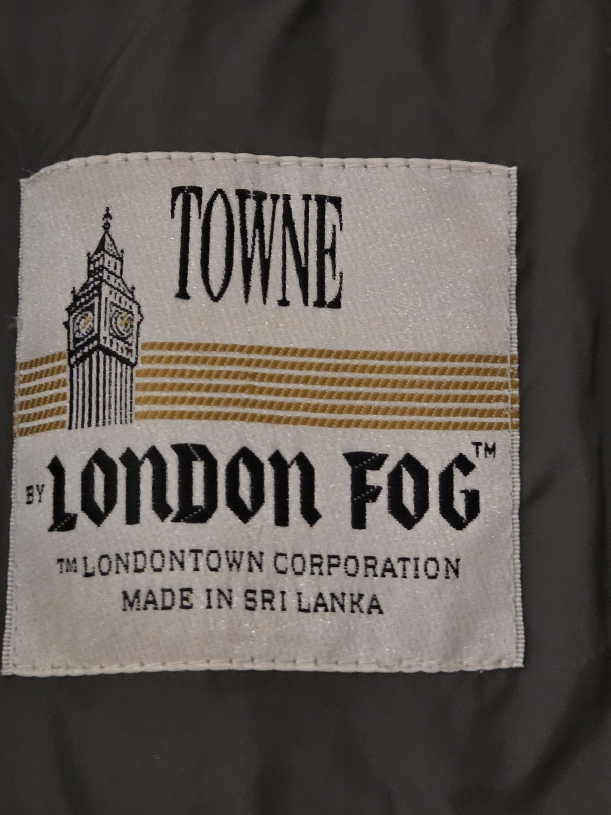 Vtg Towne London Fog Bomber Jacket Sz M Retro Eclectic Grandpa Classic