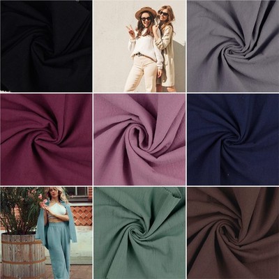 Vintage Cotton Baumwolle uni alle Farben Webware einfarbig Meterware Stoff