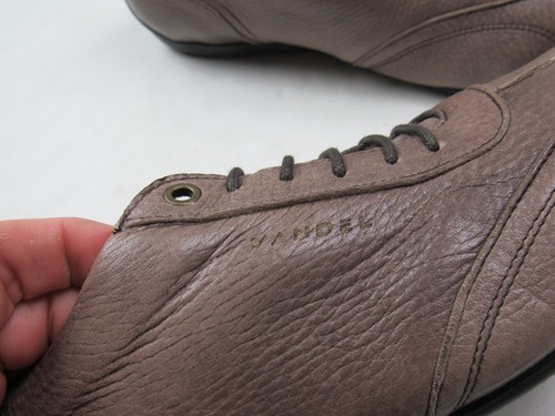 New Vandel Iconic Taupe Brown Leather Driving Shoes Sz 44 / 10.5 US Spain Made - Picture 4 of 16