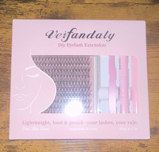VEIFANDALY Black Cluster Eyelashes Kit Natura...