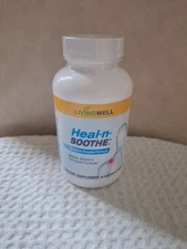 One Bottle of  HEAL-N-SOOTHE 90 Capsules 12/2026 NEW Free Shipping !!!