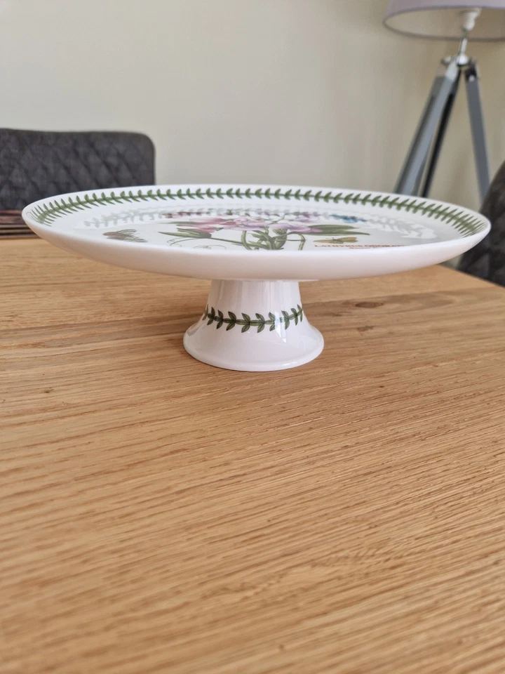 Portmeirion Botanic Garden Ceramic Floral CakeStand. Used. - Image 2 of 3