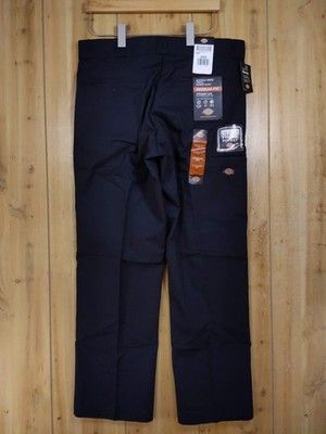 Dickies Men's 34x30 Black WP882BK Double Knee Work Pants Twill