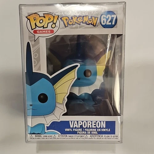 Funko Pop! Vinyl Pokémon Vaporeon #627 Games Figure Blue Yellow DRM210715