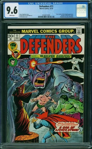 DEFENDERS #11 CGC 9.6 NM+ SILVER SURFER 1973 HIGHEST GRADE AVENGERS