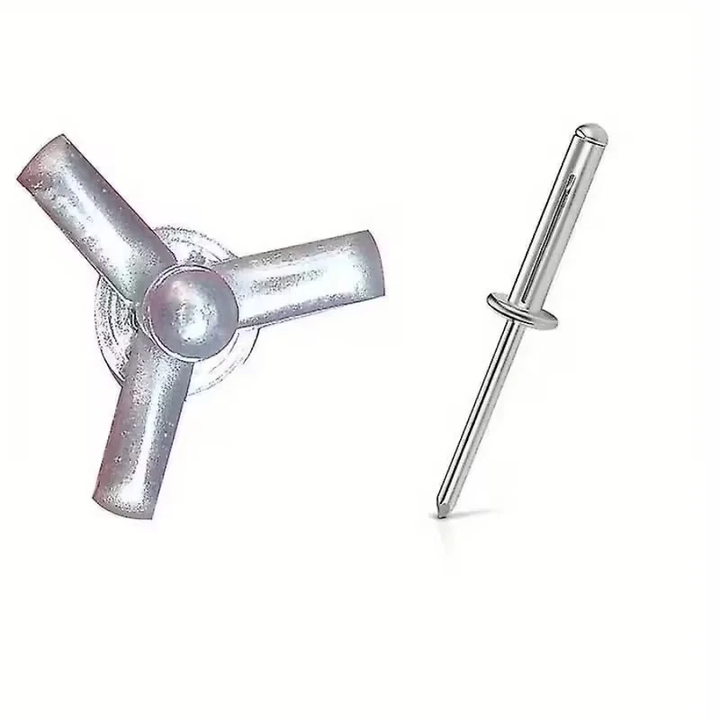 RIVETTI A FARFALLA IN ALLUMINIO CON GUARNIZIONE 5,2X19mm (Scatola da 250pz.) - Immagine 3 di 4