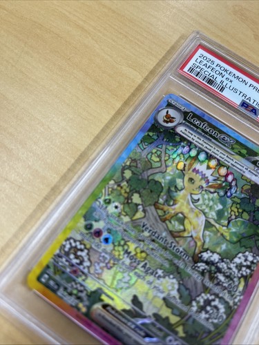 Pokemon Leafeon ex Prismatic Evolutions Special Illustration Rare #144 PSA 10 - Picture 19 of 19