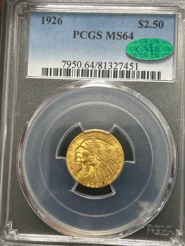 1926 Indian Quarter Eagle — photo from another recent sale
