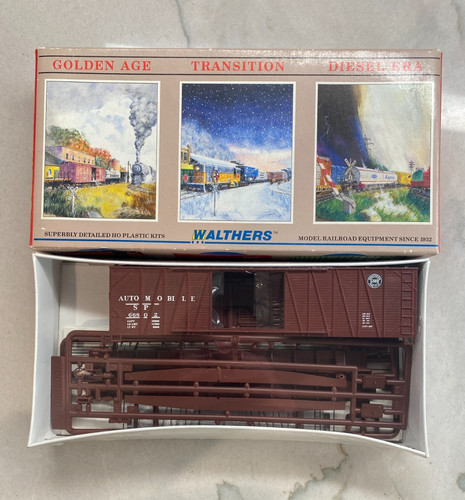 Walthers HO Spur #932-5855 50' DD OB Auto Güterwagen Southern Pacific Zug #66802 | Zustand: Neu