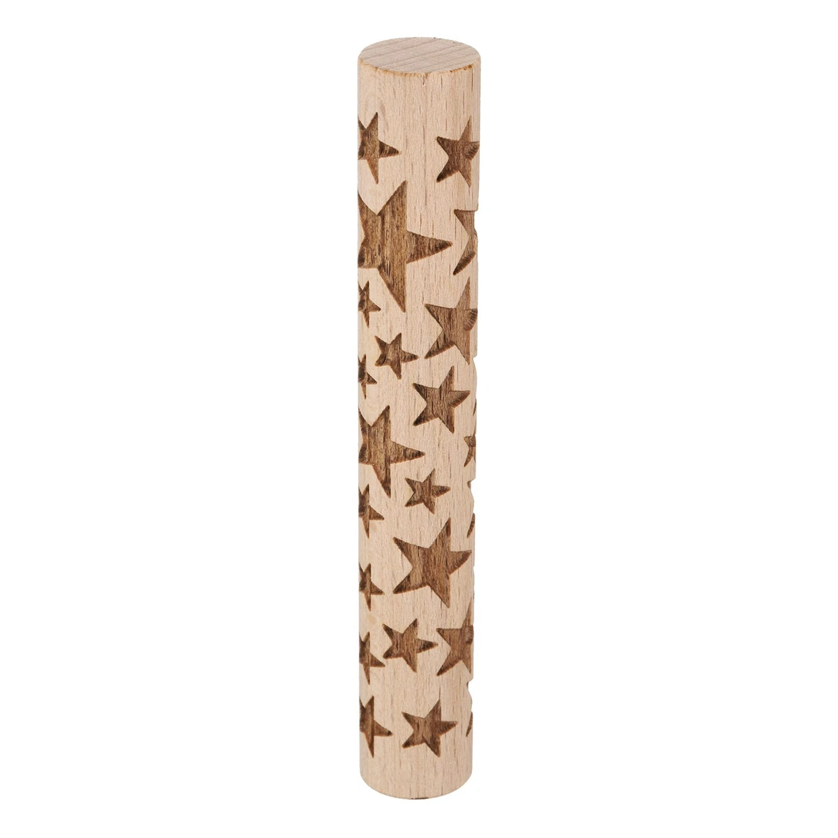 Set Di 11 Rulli In Legno Di Faggio Per Argilla, Ceramica, Fondente E Pasta, Mattarelli Con Texture Per Fai Da Te E Decorazione