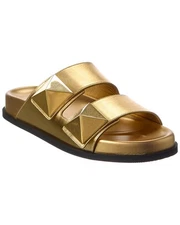 Valentino One Stud Leather Sandal Women's  38